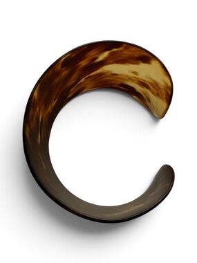 Faux Tortoise Shell Cuff Bracelet